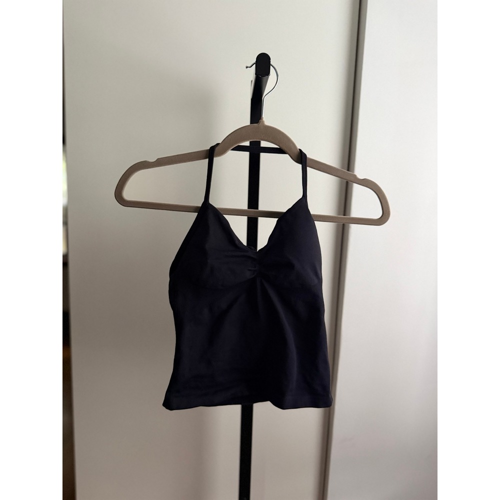 DFYNE Impact Strappy Halter Top - Size Small - Black